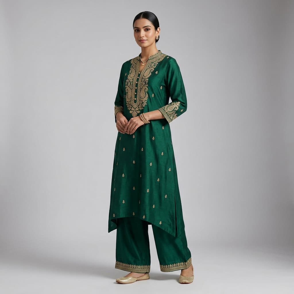 Ethnic wear and fusion clothing manufacturer India — kurta sets, palazzo sets, sharara sets